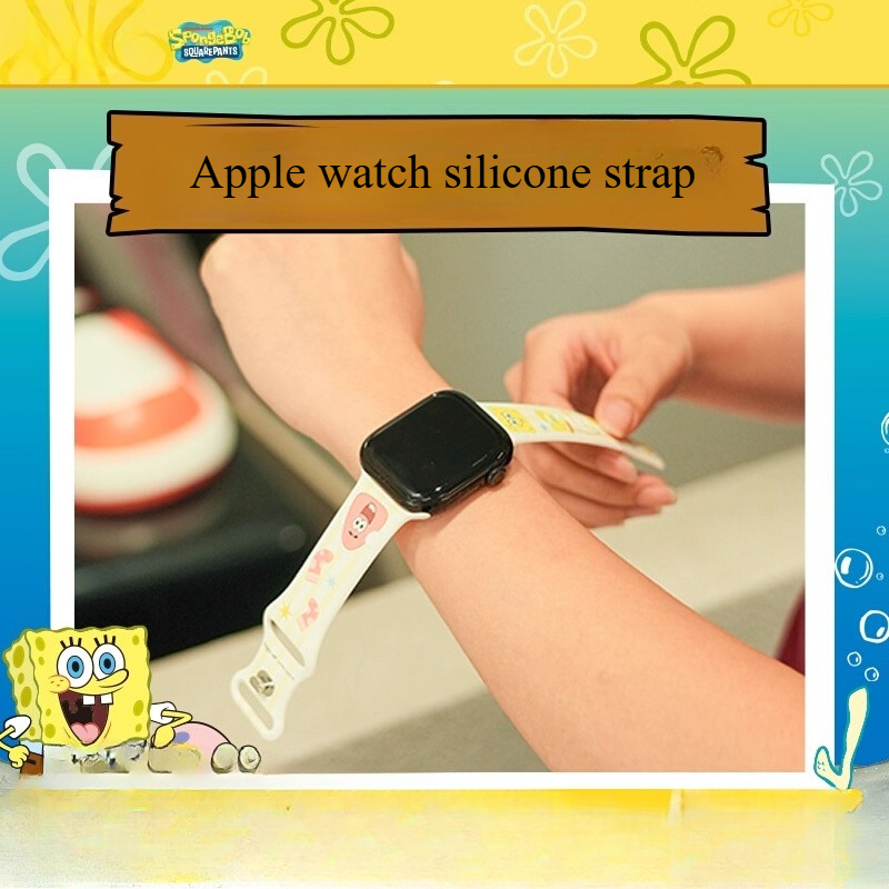Men Accessories Ideas - Tali Jam Tangan SpongeBob Kartun Lucu,
