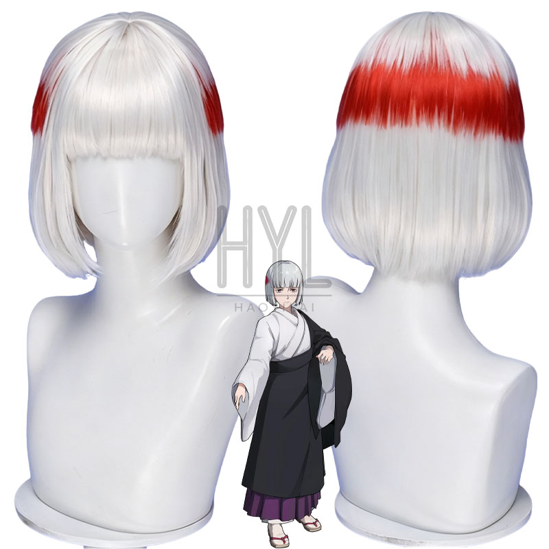Men Accessories In Silver - Wig Cosplay Anime Uraume Rambut Sintetis
