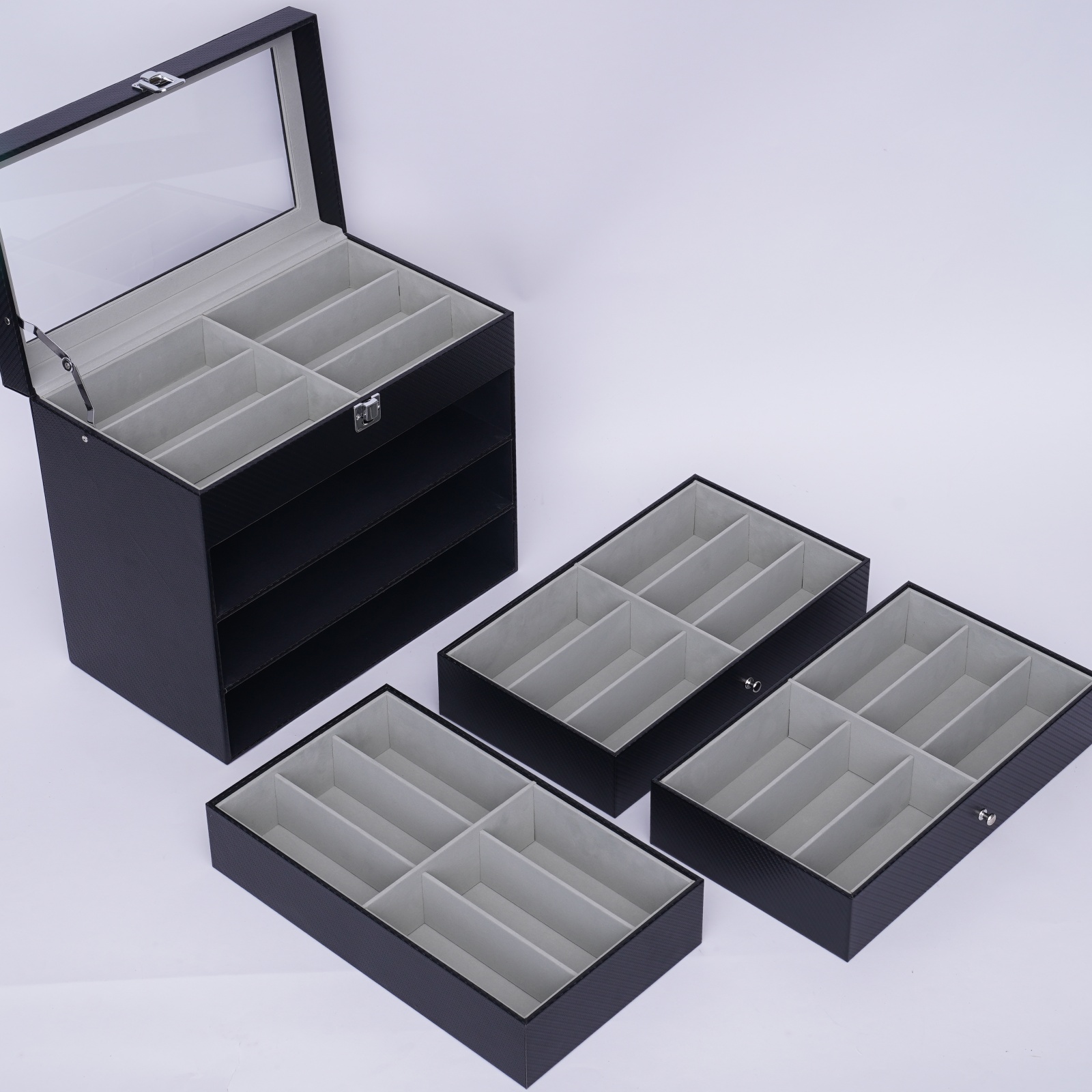Kotak Penyimpanan Kacamata 4 L - Men'S Accessories Drawer Organizer ulasan dan harga