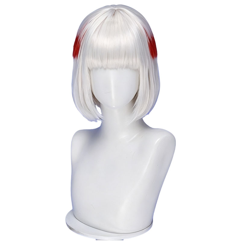 Wig Cosplay Anime Uraume Rambu - Men Accessories In Silver ulasan dan harga