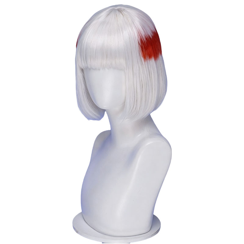 Wig Cosplay Anime Uraume Rambu - Men Accessories In Silver ulasan dan harga