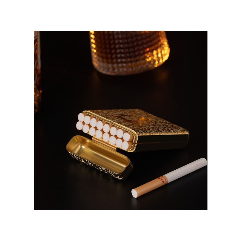 Kotak Rokok Logam Ukiran Retro - Men'S Accessories Case ulasan dan harga