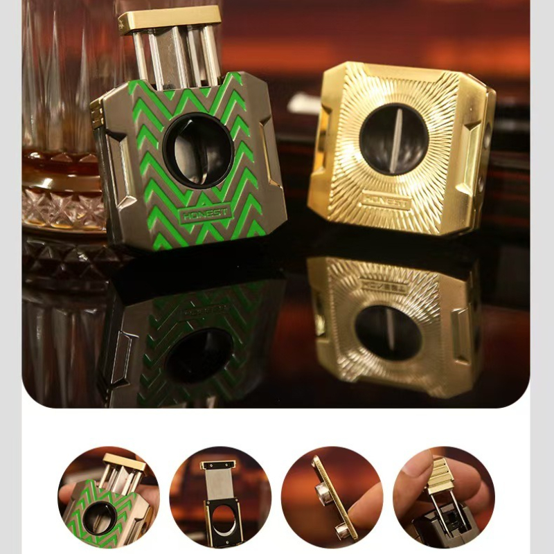 Set Alat Cerutu HONEST 4 in 1  - Cigar Cutter Set ulasan dan harga