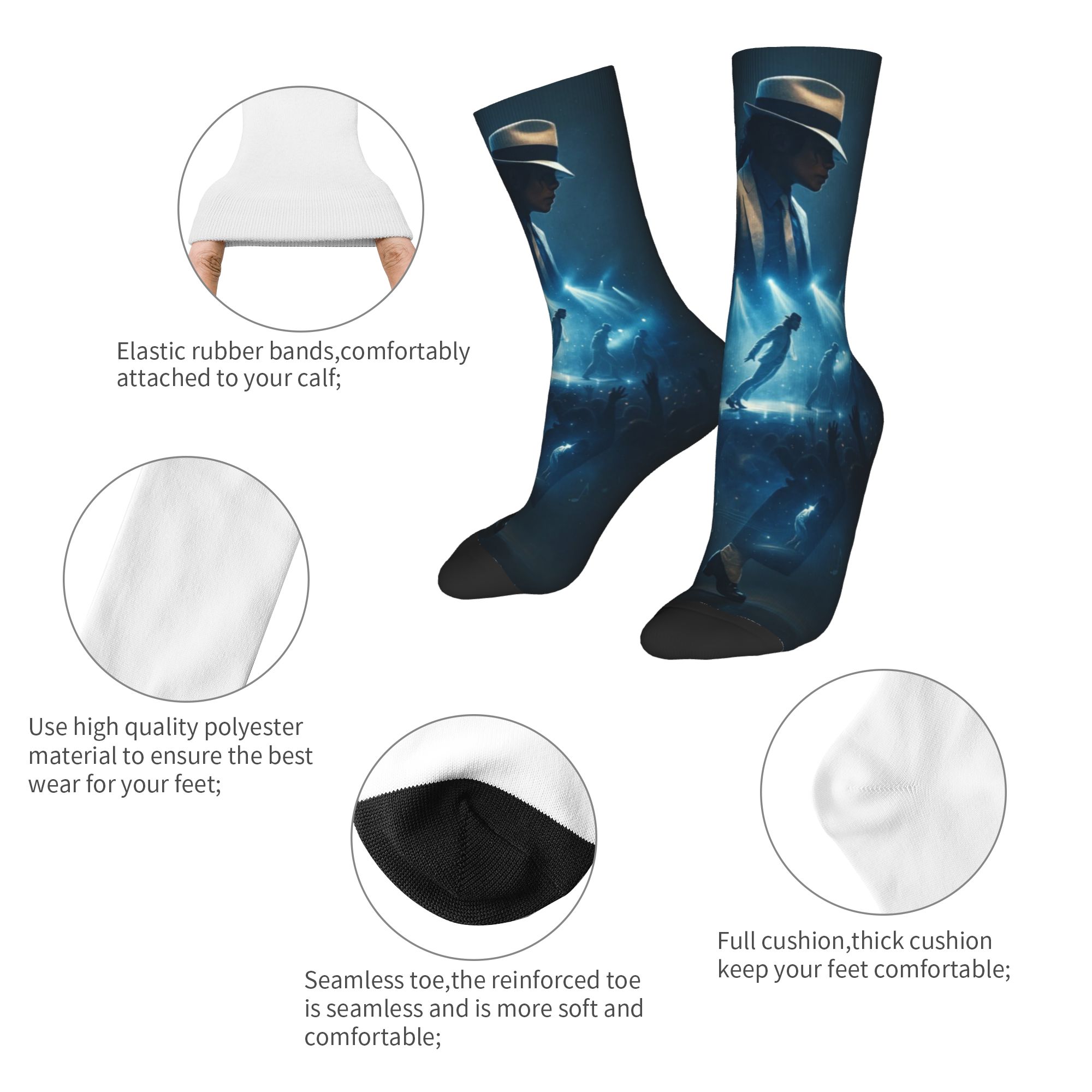 Kaus Kaki Michael Jackson The  - Men Accessories Ideas ulasan dan harga